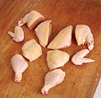 Cutting a Chicken into Parts